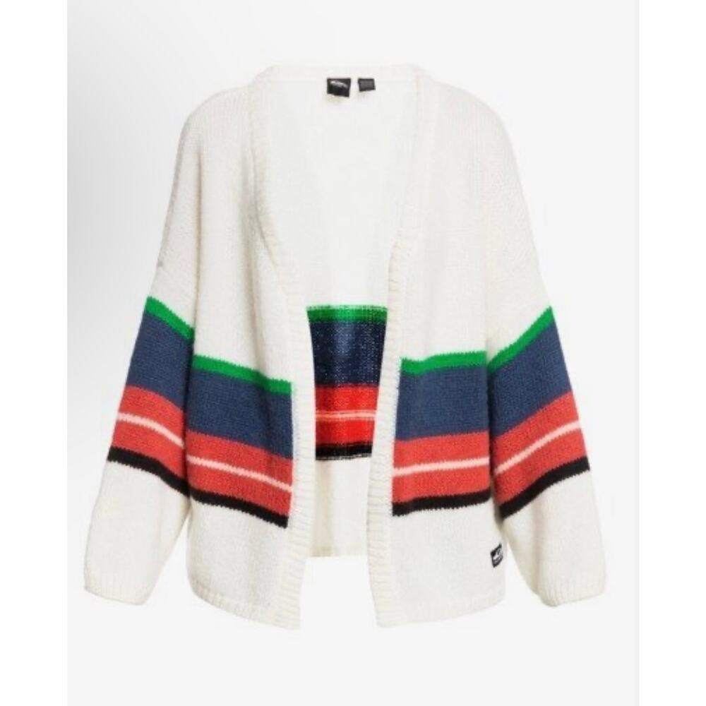 Quiksilver Women's Outer Sunset Cardigan Drop Shoulder sz M